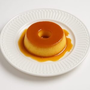 Pudim de leite condensado.